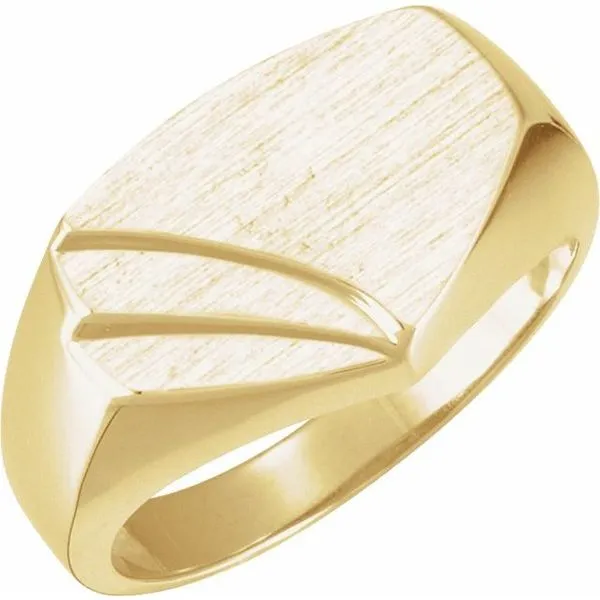 Geometric Signet Ring Hopman Jewelers Elkhart, IN