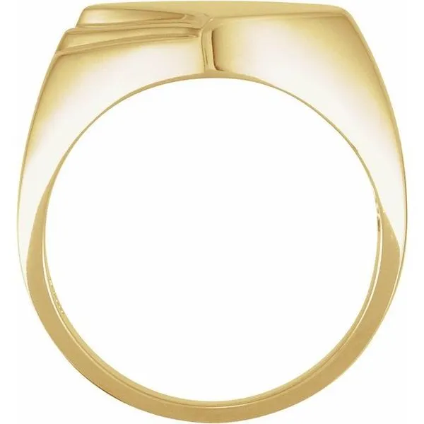 Geometric Signet Ring Image 2 Hopman Jewelers Elkhart, IN