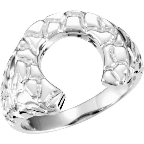 Nugget Horseshoe Ring James & Williams Jewelers Berwyn, IL