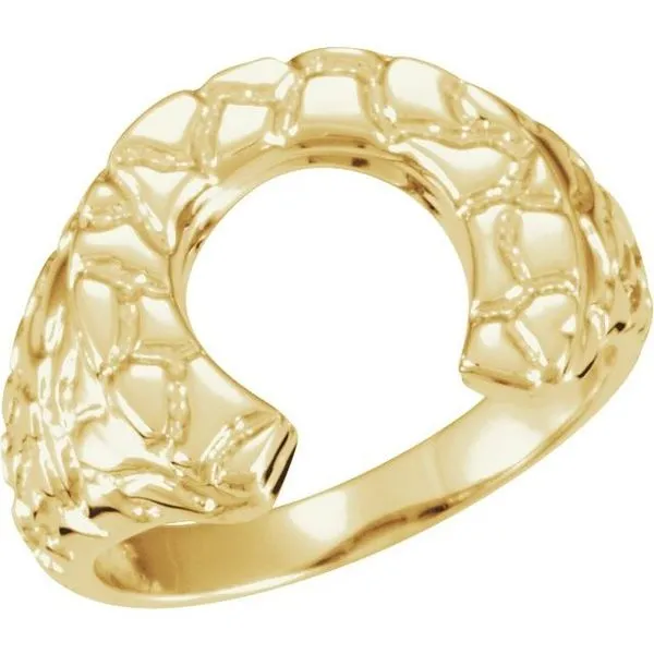 Nugget Horseshoe Ring Arthur's Jewelry Bedford, VA