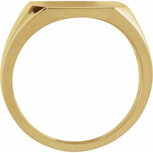 Octagon Signet Ring Image 2 James Wolf Jewelers Mason, OH