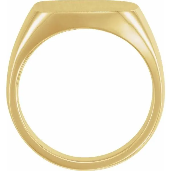 Square Signet Ring Image 2 Rasmussen Jewelers Spanish Fork, UT