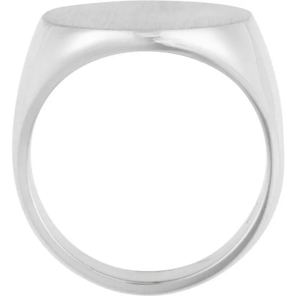 Round Signet Ring Image 2 D'Errico Jewelry Scarsdale, NY