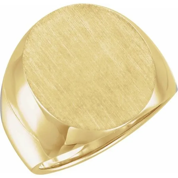 Oval Signet Ring J. Meredith Jewelers Delafield, WI