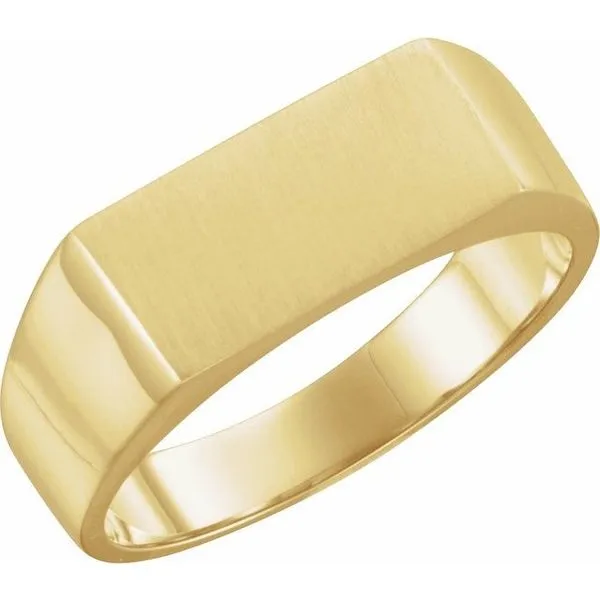 Rectangle Signet Ring Hopman Jewelers Elkhart, IN