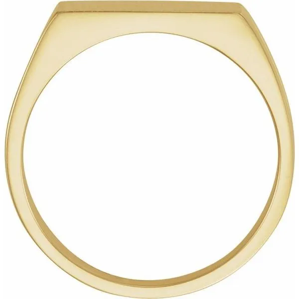 Rectangle Signet Ring Image 2 James & Williams Jewelers Berwyn, IL