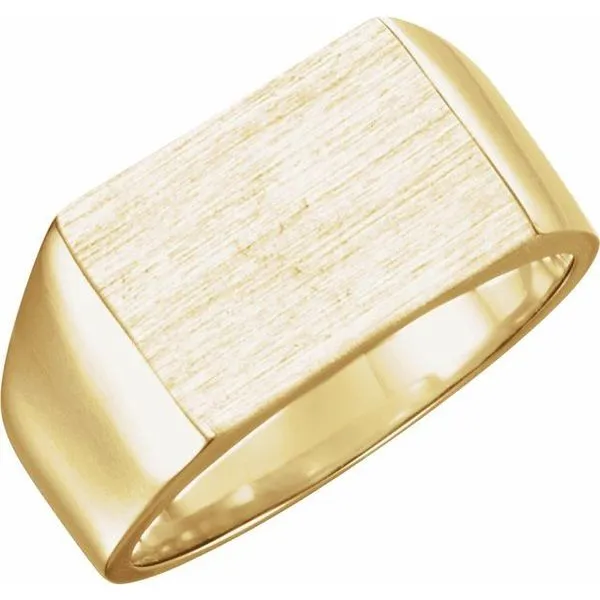 Rectangle Signet Ring Hopman Jewelers Elkhart, IN