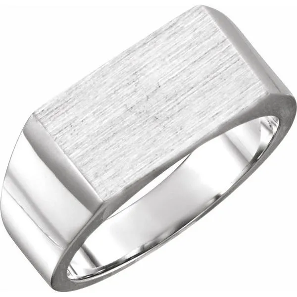 Rectangle Signet Ring James & Williams Jewelers Berwyn, IL
