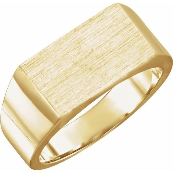 Rectangle Signet Ring James & Williams Jewelers Berwyn, IL