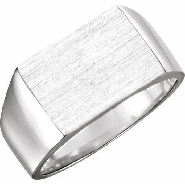 Rectangle Signet Ring James & Williams Jewelers Berwyn, IL