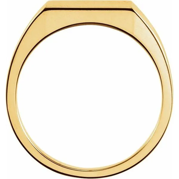 Square Signet Ring Image 2 Arnold's Jewelry and Gifts Logansport, IN