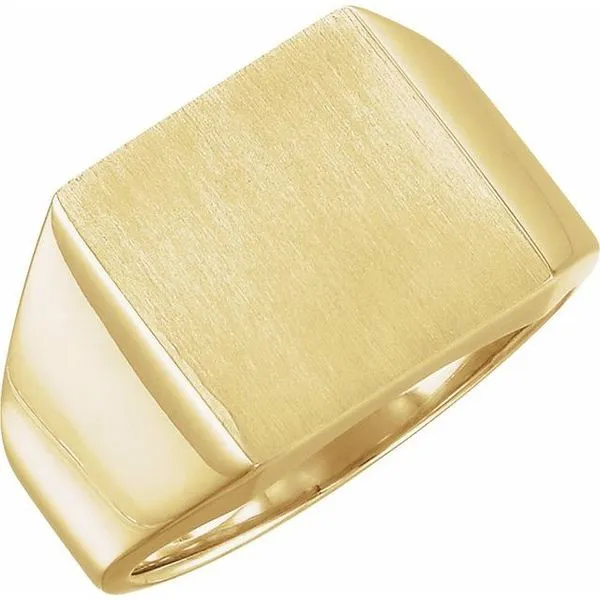 Square Signet Ring James & Williams Jewelers Berwyn, IL