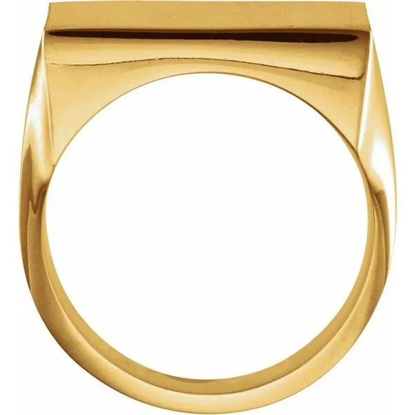 Square Signet Ring Image 2 Hopman Jewelers Elkhart, IN