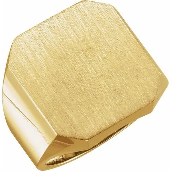 Octagon Signet Ring J. Meredith Jewelers Delafield, WI