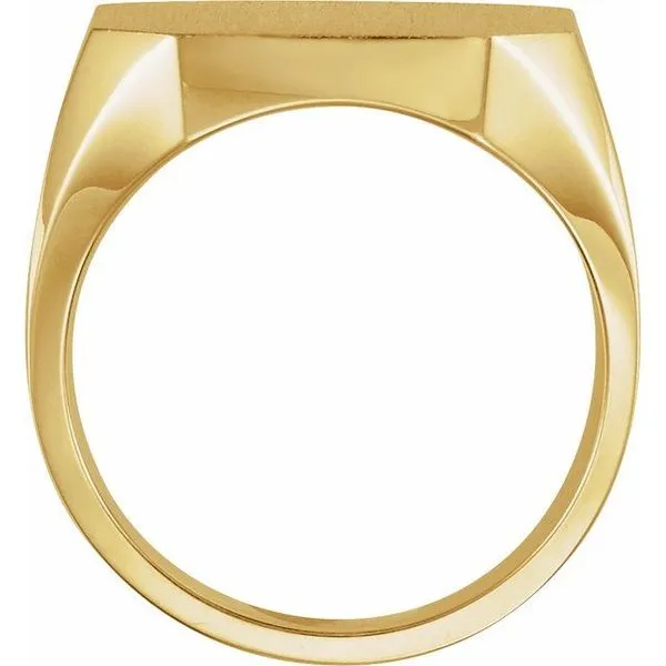 Octagon Signet Ring Image 2 Arnold's Jewelry and Gifts Logansport, IN