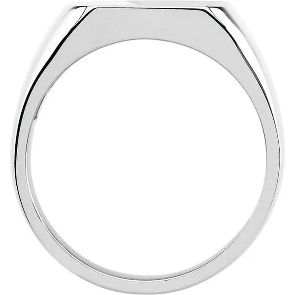 Square Signet Ring Image 2 J. Meredith Jewelers Delafield, WI