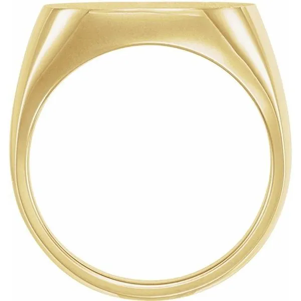 Square Signet Ring Image 2 D'Errico Jewelry Scarsdale, NY