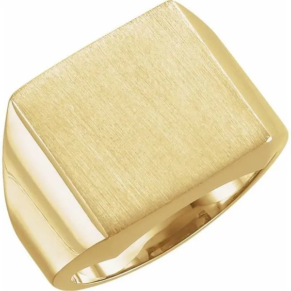 Square Signet Ring Hopman Jewelers Elkhart, IN