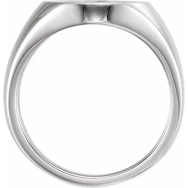 Fleur-de-lis Signet Ring Image 2 Hopman Jewelers Elkhart, IN