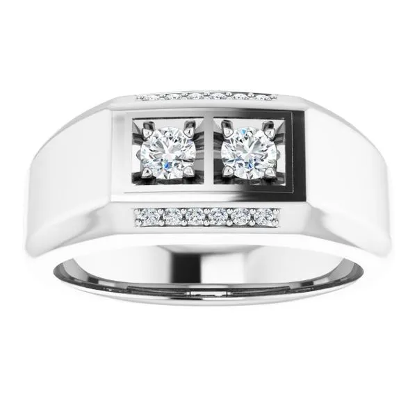 Two-Stone Ring Image 3 James & Williams Jewelers Berwyn, IL