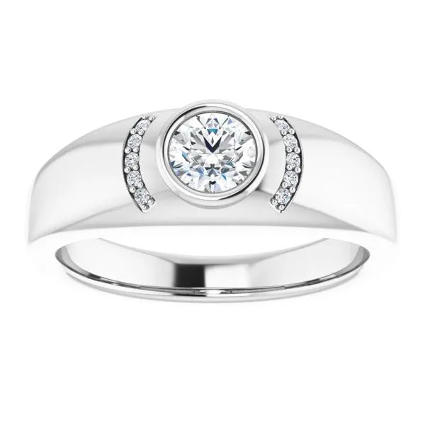 Bezel-Set Ring Image 3 Hopman Jewelers Elkhart, IN