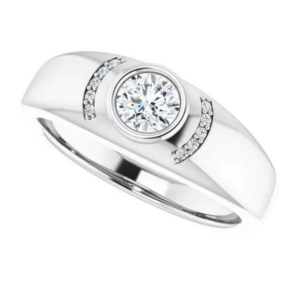 Bezel-Set Ring Image 5 Hopman Jewelers Elkhart, IN