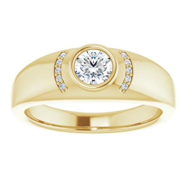 Bezel-Set Ring Image 3 James & Williams Jewelers Berwyn, IL