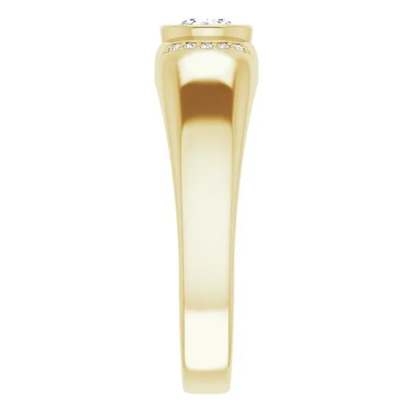 Bezel-Set Ring Image 4 Hopman Jewelers Elkhart, IN