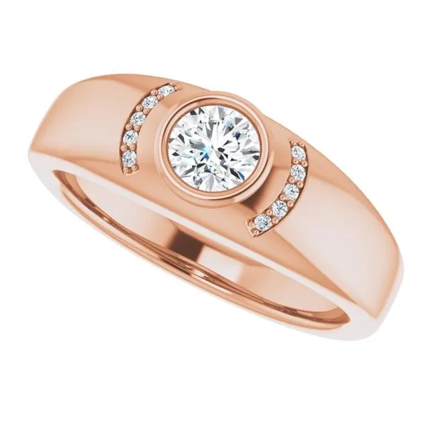 Bezel-Set Ring Image 5 James & Williams Jewelers Berwyn, IL