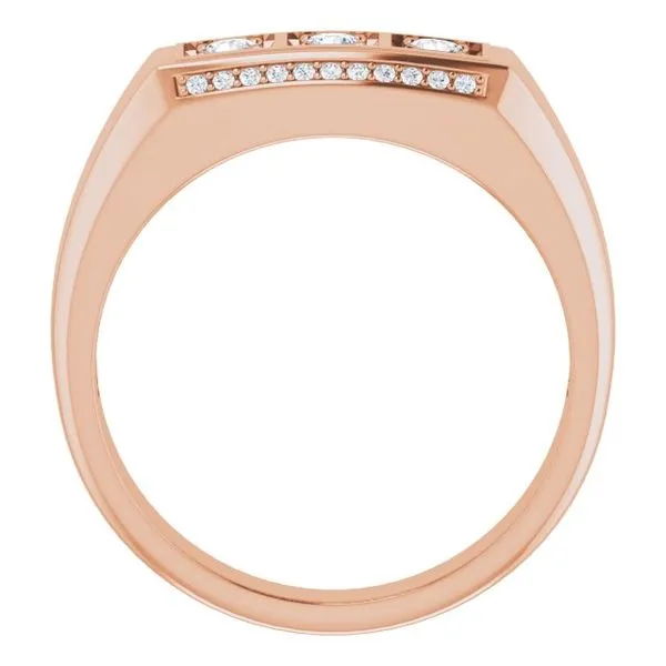 Three-Stone Ring Image 2 Milan's Jewelry Inc Sarasota, FL