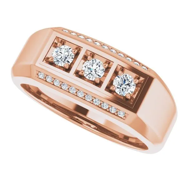 Three-Stone Ring Image 5 J. Meredith Jewelers Delafield, WI