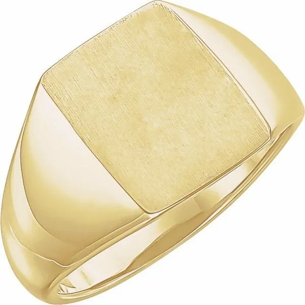 Rectangle Signet Ring M. J. Thomas Jewelers, Ltd. Stratford, CT