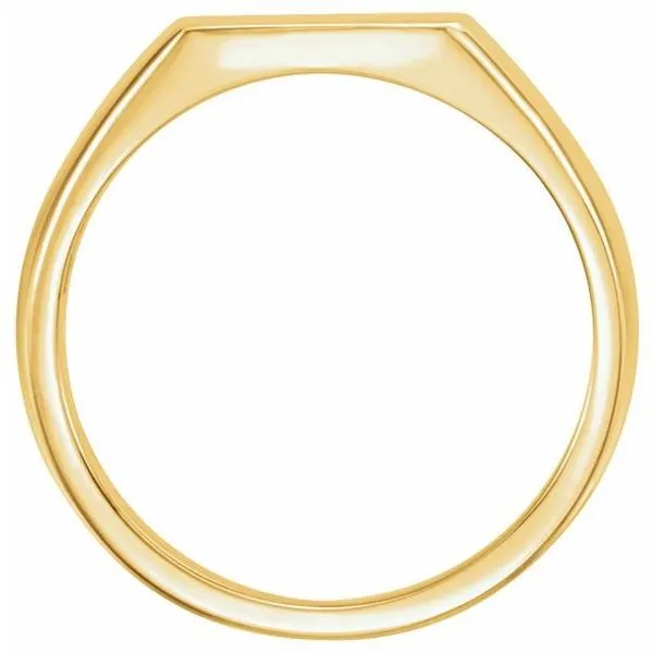 Rectangle Signet Ring Image 2 James & Williams Jewelers Berwyn, IL