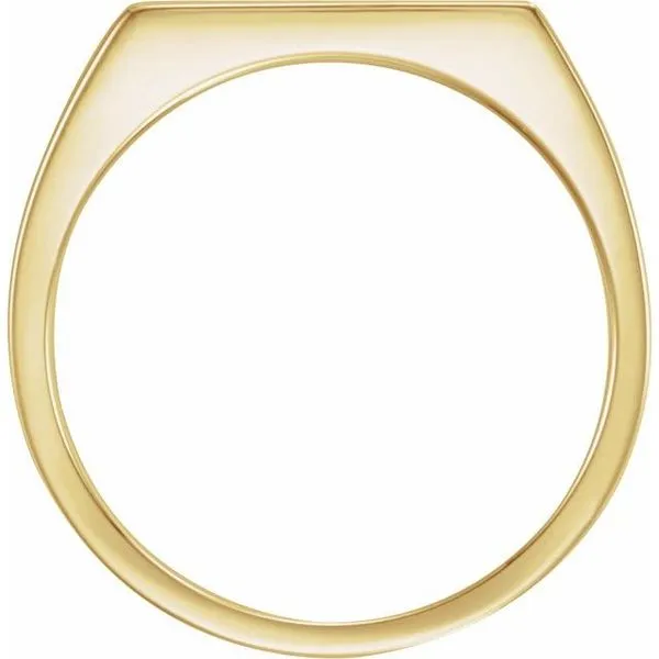 Rectangle Signet Ring Image 2 Hopman Jewelers Elkhart, IN