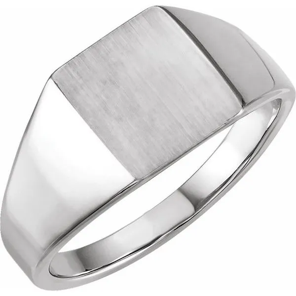 Rectangle Signet Ring Jewelry Design Studio Jensen Beach, FL
