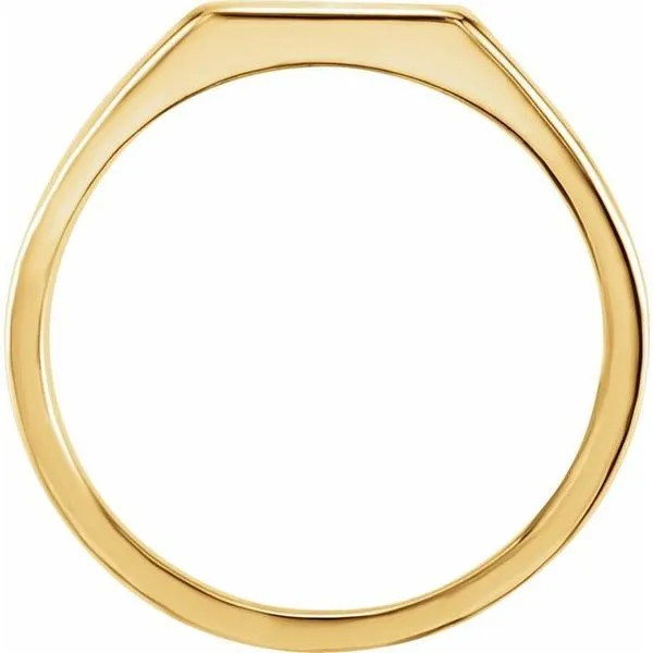 Rectangle Signet Ring Image 2 James & Williams Jewelers Berwyn, IL