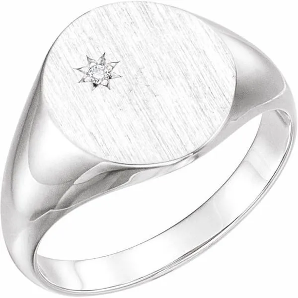 Oval Signet Ring James & Williams Jewelers Berwyn, IL