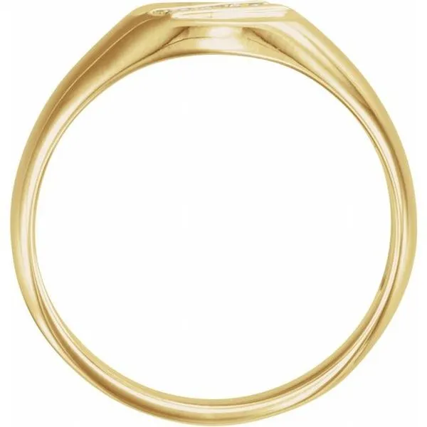 Oval Signet Ring Image 2 James & Williams Jewelers Berwyn, IL