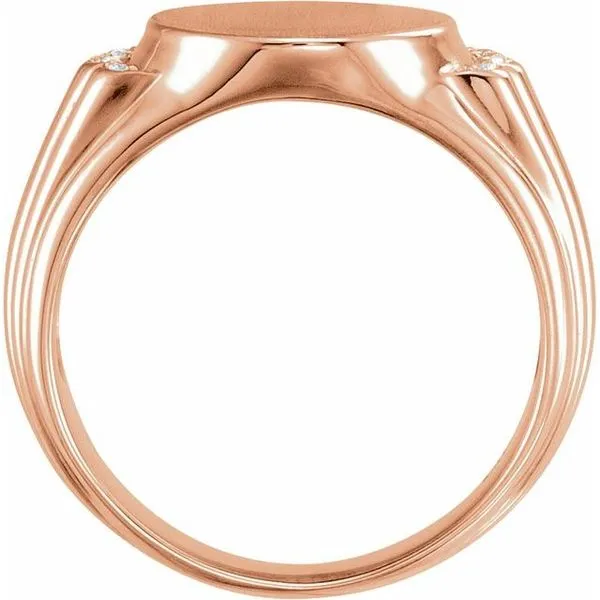 Oval Signet Ring Image 2 Rasmussen Jewelers Spanish Fork, UT