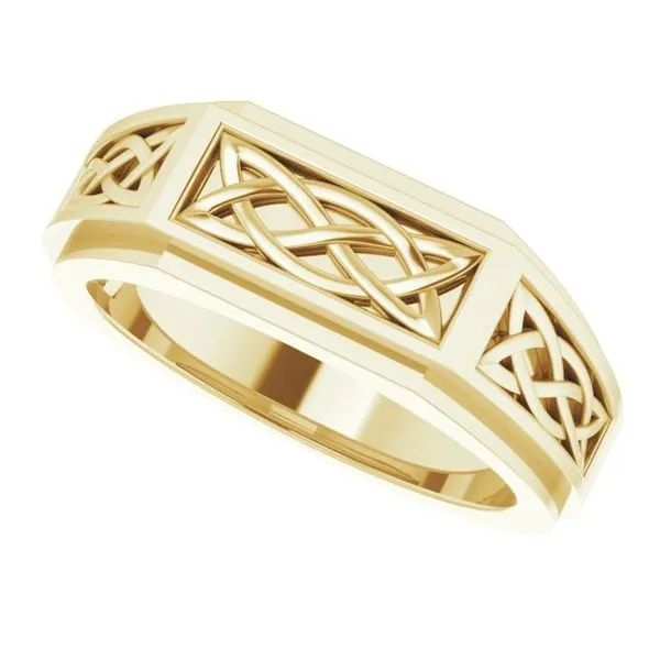 Celtic-Inspired Ring Image 5 James & Williams Jewelers Berwyn, IL