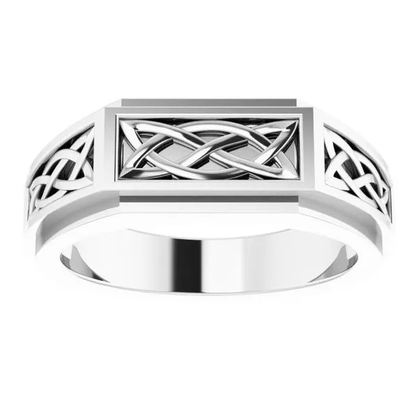 Celtic-Inspired Ring Image 3 James & Williams Jewelers Berwyn, IL