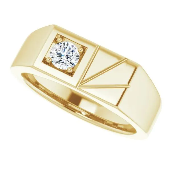 Solitaire Ring Image 5 Milan's Jewelry Inc Sarasota, FL