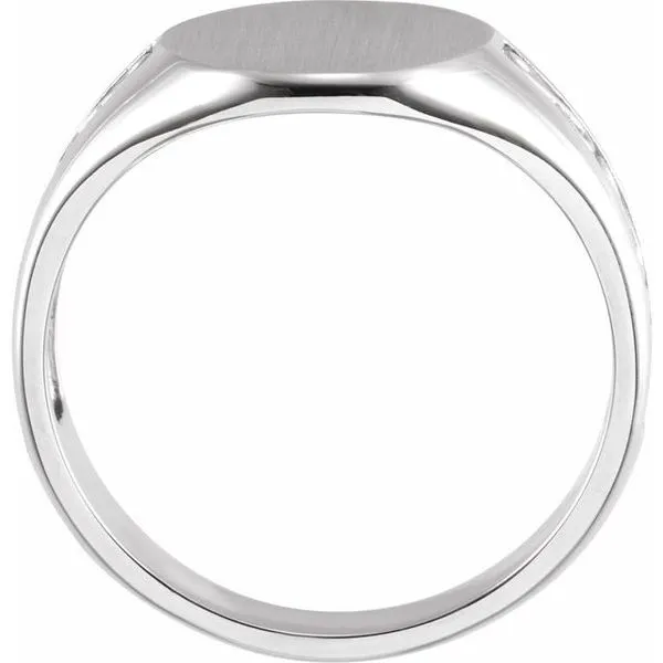 Oval Signet Ring Image 2 Jewelry Design Studio Jensen Beach, FL