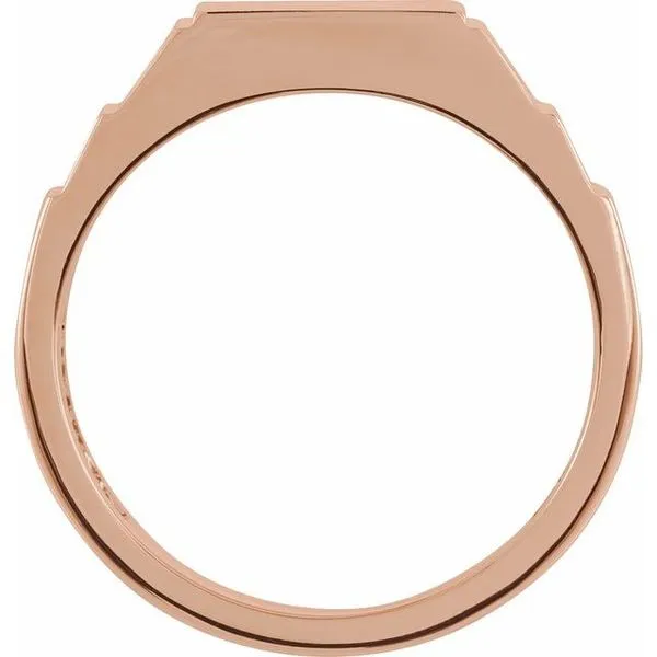 Geometric Signet Ring Image 2 Milan's Jewelry Inc Sarasota, FL