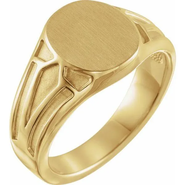 Geometric Signet Ring J. Meredith Jewelers Delafield, WI