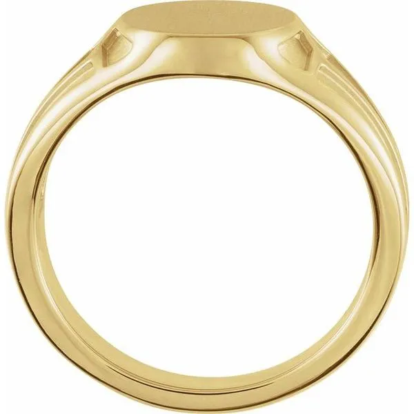 Geometric Signet Ring Image 2 James & Williams Jewelers Berwyn, IL