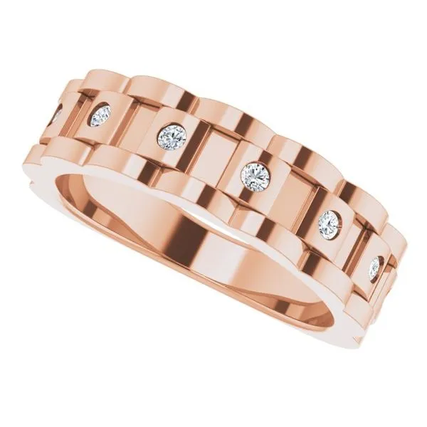 Chain Link Ring Image 5 James & Williams Jewelers Berwyn, IL