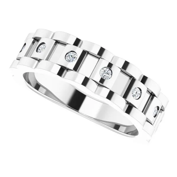 Chain Link Ring Image 5 Rasmussen Jewelers Spanish Fork, UT