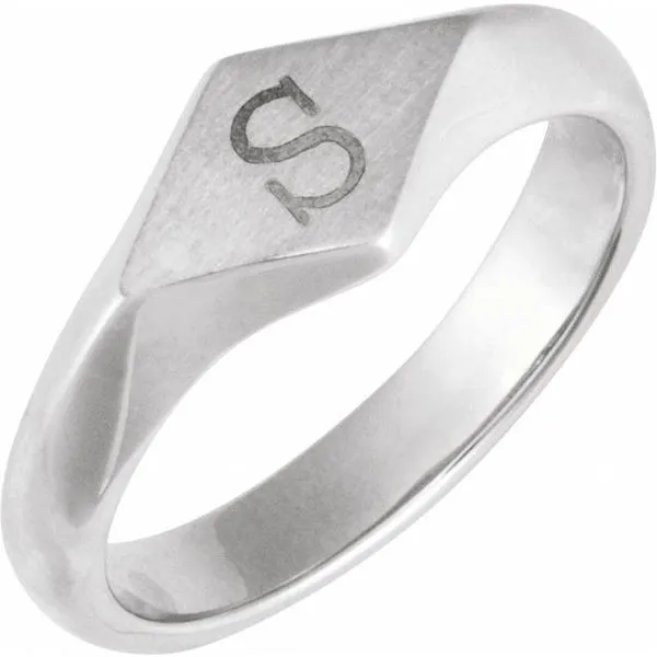 Geometric Signet Ring Image 4 Rasmussen Jewelers Spanish Fork, UT