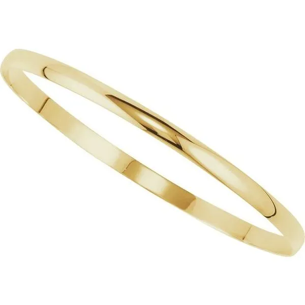 Engravable Half Round Bangle Bracelet Image 2 Your Jewelry Box Altoona, PA